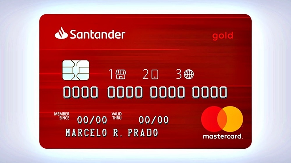 Cartão Santander Master GOLD 123