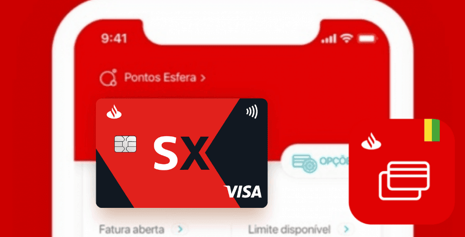 cartão Santander SX Visa