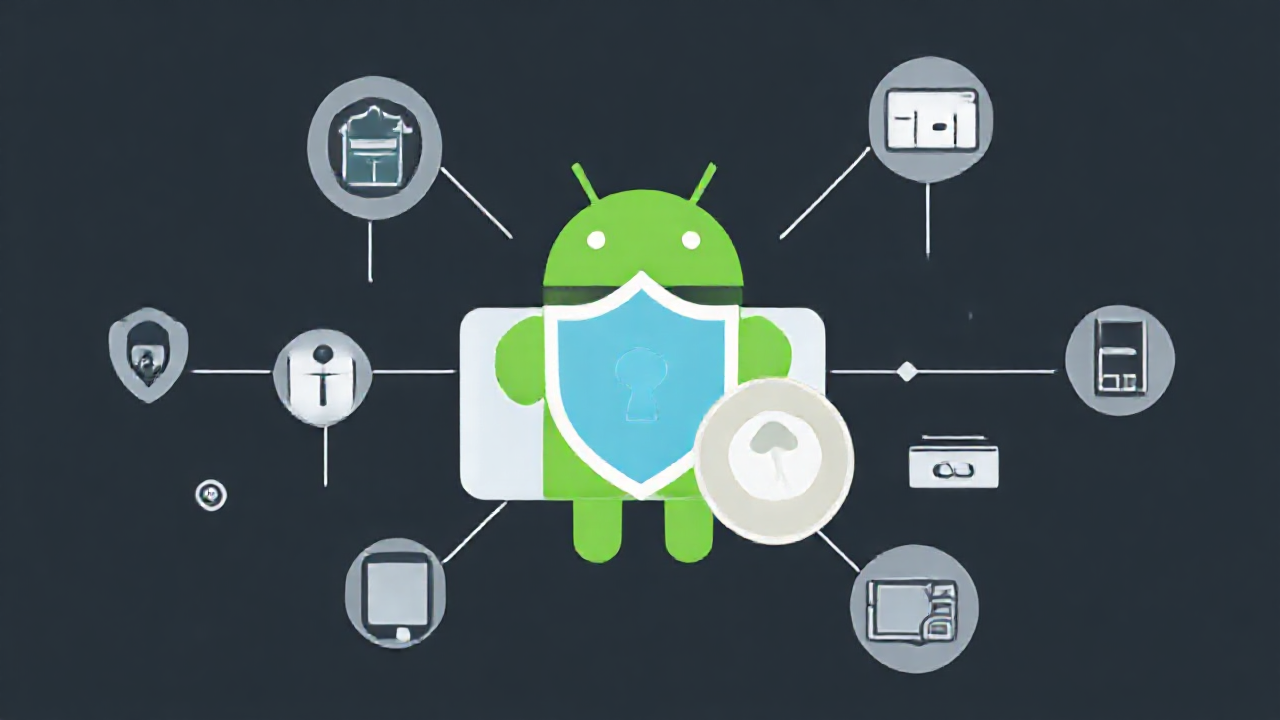 Imagem ilustrando a proteção de um dispositivo Android contra vírus