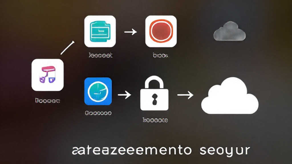 Imagem de um smartphone exibindo um processo de recuperação de fotos usando aplicativos gratuitos e online.