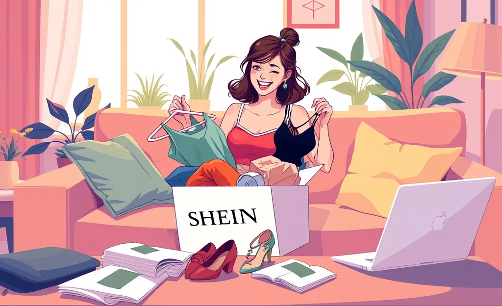 Imagem destacada sobre o Centro de Testes da SHEIN e a possibilidade de experimentar roupas grátis.