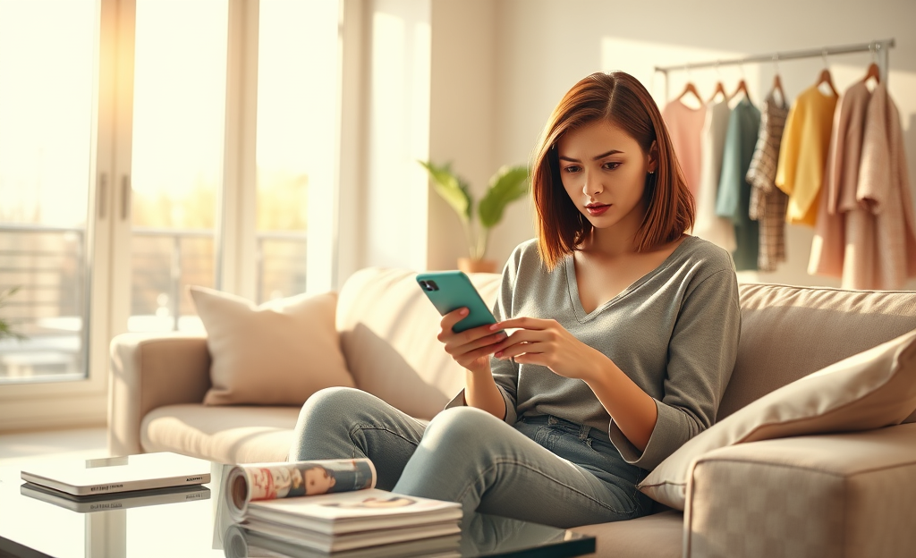 Imagem ilustrativa sobre a seleção discreta de usuários pela SHEIN e cuidados com golpes.